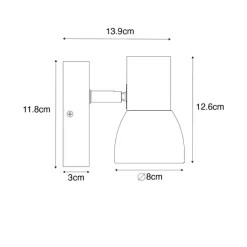 QAZQA Wandleuchten|Wohnzimmerlampen*Ländliche Wandleuchte aus Holz mit verstellbarem Weiß - Thorin