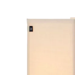 QAZQA Schlafzimmerlampen|Esszimmerlampen*Ländliche Wandleuchte Beige mit Stoffschirm - Vete