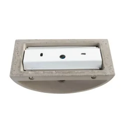 QAZQA Wandleuchten|Wohnzimmerlampen*Ländliche Wandleuchte Betonhalbkugel - Adelaide