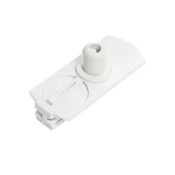 QAZQA Aufbaustrahler|Deckenstrahler*Luxus-Pendelleuchtenadapter für 1-phasiges Schienensystem weiß - Iconic