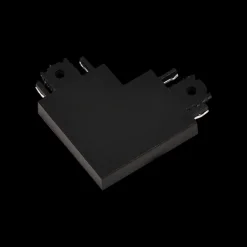 QAZQA Deckenstrahler|Aufbaustrahler*L-Verbinder Schiene schwarz 1-phasig - Magnetic