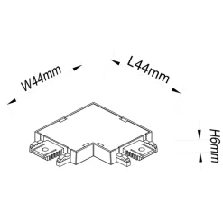 QAZQA Deckenstrahler|Aufbaustrahler*L-Verbinder Schiene schwarz 1-phasig - Magnetic
