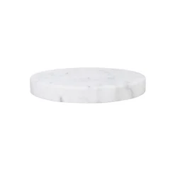 QAZQA Leuchten Ohne Schirm|Bogenlampen*Marmorfuß Weiß Rund für Bogenlampe XXL