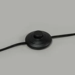 QAZQA Stehlampen|Wohnzimmerlampen*Messing Stehlampe mit grauem Schirm 50 cm - Kaso