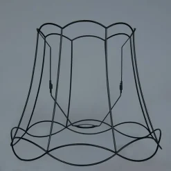 QAZQA Lampenschirme*Metall Lampenschirm schwarz 45/36 - Granny Frame