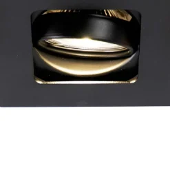 QAZQA Smarte Einbaustrahlers|Smarte Spots*Modern Smart Einbau Spot schwarz inkl. WiFi GU10 - Artemis