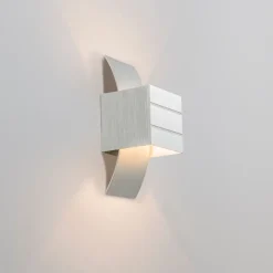 QAZQA Schlafzimmerlampen|Küchenlampen*Moderne Aluminium-Wandleuchte mit Lichteffekt - Amy