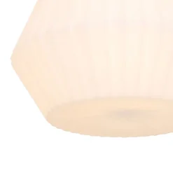 QAZQA Gartenbeleuchtung|Pendelleuchten Außen*Moderne Außenhängelampe schwarz mit weißem Schirm 32,9 cm IP44 - Robbert