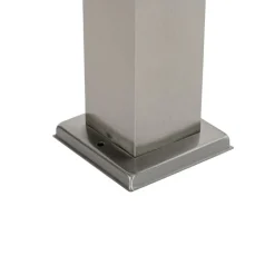 QAZQA Gartenbeleuchtung|Stehlampen Außen*Moderne Außenleuchte 45 cm Stahl mit Fassung IP44 - Malios