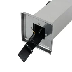 QAZQA Gartenbeleuchtung|Stehlampen Außen*Moderne Außenleuchte 45 cm Stahl mit Fassung IP44 - Malios