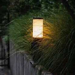 QAZQA Gartenbeleuchtung|Stehlampen Außen*Moderne Außenleuchte 45 cm Stahl mit Fassung IP44 - Malios