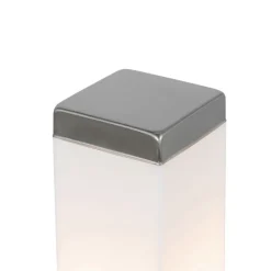 QAZQA Gartenbeleuchtung|Stehlampen Außen*Moderne Außenleuchte 45 cm Stahl mit Fassung IP44 - Malios