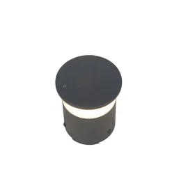 QAZQA Led-Außenleuchten|Stehlampen Außen*Moderne Außenleuchte Dunkelgrau 12 cm inkl. LED - Bar