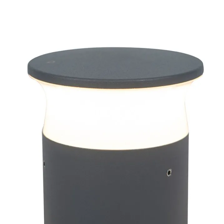QAZQA Led-Außenleuchten|Stehlampen Außen*Moderne Außenleuchte Dunkelgrau 12 cm inkl. LED - Bar