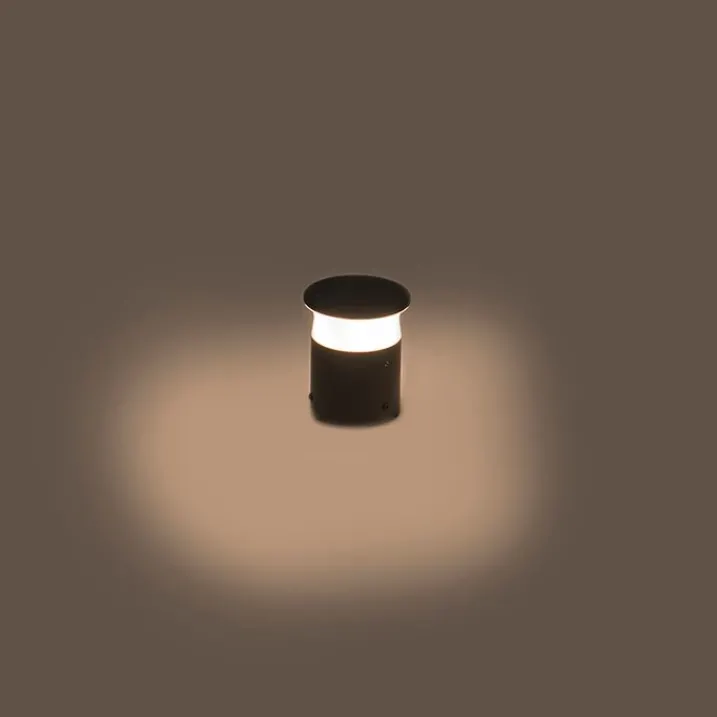 QAZQA Led-Außenleuchten|Stehlampen Außen*Moderne Außenleuchte Dunkelgrau 12 cm inkl. LED - Bar