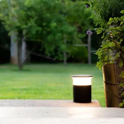 QAZQA Led-Außenleuchten|Stehlampen Außen*Moderne Außenleuchte Dunkelgrau 12 cm inkl. LED - Bar