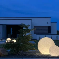 QAZQA Gartenbeleuchtung|Stehlampen Außen*Moderne Außenleuchte grau 45 cm IP65 - Nura