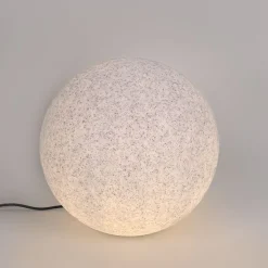 QAZQA Gartenbeleuchtung|Stehlampen Außen*Moderne Außenleuchte grau 45 cm IP65 - Nura