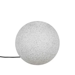 QAZQA Gartenbeleuchtung|Stehlampen Außen*Moderne Außenleuchte Grau 35 cm IP44 - Nura