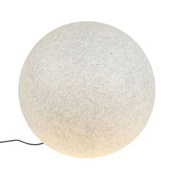 QAZQA Gartenbeleuchtung|Stehlampen Außen*Moderne Außenleuchte grau 77 cm IP65 - Nura