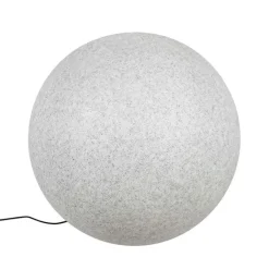 QAZQA Gartenbeleuchtung|Stehlampen Außen*Moderne Außenleuchte grau 77 cm IP65 - Nura