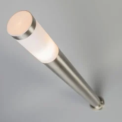 QAZQA Gartenbeleuchtung|Stehlampen Außen*Moderne Außenleuchte Mast Stahl 110 cm IP44 - Rox