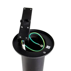 QAZQA Gartenbeleuchtung|Led-Außenleuchten*Moderne Außenleuchte schwarz 100 cm IP44 inkl. LED - Roxy