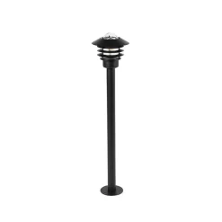 QAZQA Stehlampen Außen|Gartenbeleuchtung*Moderne Außenleuchte schwarz 100 cm IP44 - Prato
