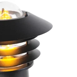 QAZQA Stehlampen Außen|Gartenbeleuchtung*Moderne Außenleuchte schwarz 100 cm IP44 - Prato