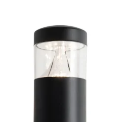 QAZQA Gartenbeleuchtung|Led-Außenleuchten*Moderne Außenleuchte schwarz 80 cm IP44 inkl. LED - Roxy