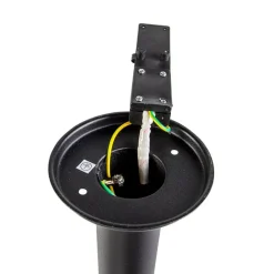 QAZQA Laternen Außen|Stehlampen Außen*Moderne Außenleuchte schwarz 80 cm IP44 - Gleam