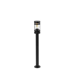 QAZQA Laternen Außen|Stehlampen Außen*Moderne Außenleuchte schwarz 80 cm IP44 - Gleam