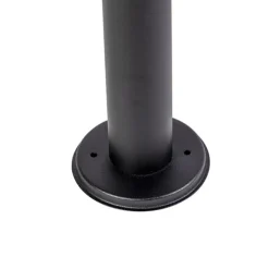 QAZQA Laternen Außen|Stehlampen Außen*Moderne Außenleuchte schwarz 80 cm IP44 - Gleam