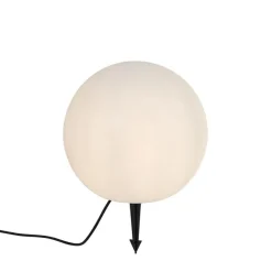 QAZQA Gartenbeleuchtung|Stehlampen Außen*Moderne Außenleuchte weiß 35 cm IP44 - Nura