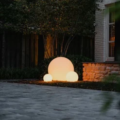 QAZQA Gartenbeleuchtung|Stehlampen Außen*Moderne Außenleuchte weiß 45 cm IP44 - Nura