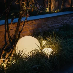 QAZQA Gartenbeleuchtung|Stehlampen Außen*Moderne Außenleuchte weiß 25 cm IP65 - Nura