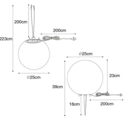 QAZQA Gartenbeleuchtung|Stehlampen Außen*Moderne Außenleuchte weiß 25 cm IP65 - Nura