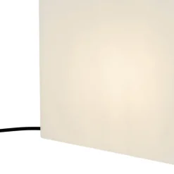 QAZQA Gartenbeleuchtung|Stehlampen Außen*Moderne Außenleuchte weiß 30 cm quadratisch IP44 - Nura