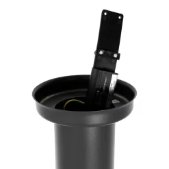 QAZQA Gartenbeleuchtung|Stehlampen Außen*Moderne Außen-Mastleuchte dunkelgrau mit Opal 110 cm IP44 - Rox