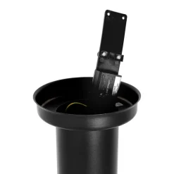 QAZQA Gartenbeleuchtung|Stehlampen Außen*Moderne Außen-Mastleuchte schwarz 110 cm IP44 - Rox