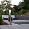 QAZQA Gartenbeleuchtung|Stehlampen Außen*Moderne Außen-Pollerleuchte Stahl 80 cm IP44 - Malios