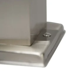 QAZQA Gartenbeleuchtung|Stehlampen Außen*Moderne Außen-Pollerleuchte Stahl 80 cm IP44 - Malios