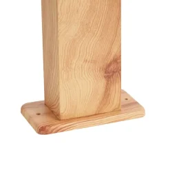 QAZQA Gartenbeleuchtung|Stehlampen Außen*Moderne Außenstehleuchte Aluminium mit Holzprint 65cm IP44 - Baleno