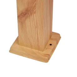 QAZQA Stehlampen Außen|Gartenbeleuchtung*Moderne Außenstehleuchte Stahl mit Holzprint 80cm IP44 - Malois