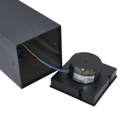 QAZQA Stehlampen Außen|Gartenbeleuchtung*Moderne Außenstehleuchte Schwarz 80cm mit Steckdose IP44 - Charlois