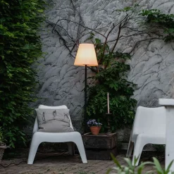 QAZQA Gartenbeleuchtung|Stehlampen Außen*Moderne Außenstehleuchte schwarz - Virginia