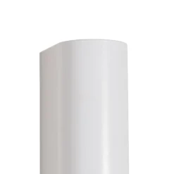 QAZQA Gartenbeleuchtung|Außenwandleuchten*Moderne Außenwandleuchte aus weißem Kunststoff, oval, 2-flammig – Baleno