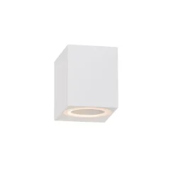 QAZQA Gartenbeleuchtung|Außenwandleuchten*Moderne Außenwandleuchte aus weißem Kunststoff - Baleno