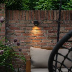 QAZQA Gartenbeleuchtung|Außenwandleuchten*Moderne Außenwandleuchte aus schwarzem Kunststoff - Baleno