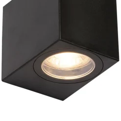 QAZQA Gartenbeleuchtung|Außenwandleuchten*Moderne Außenwandleuchte aus schwarzem Kunststoff - Baleno